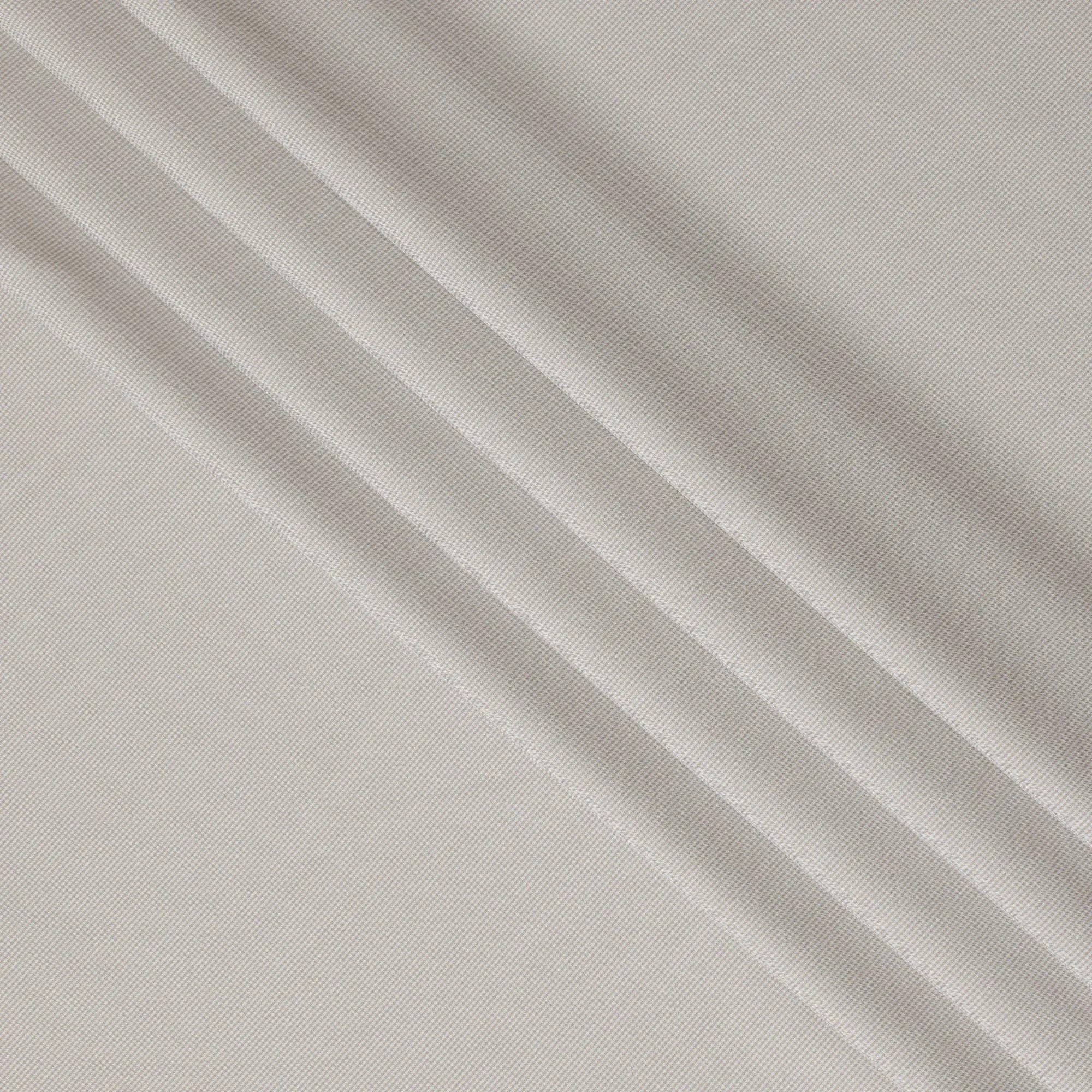 Cream & Light Blue Mini Checkered 100% Cotton Shirting Fabric, 150 cm Width, Made in Italy-D20502