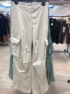 Cream cargo pants
