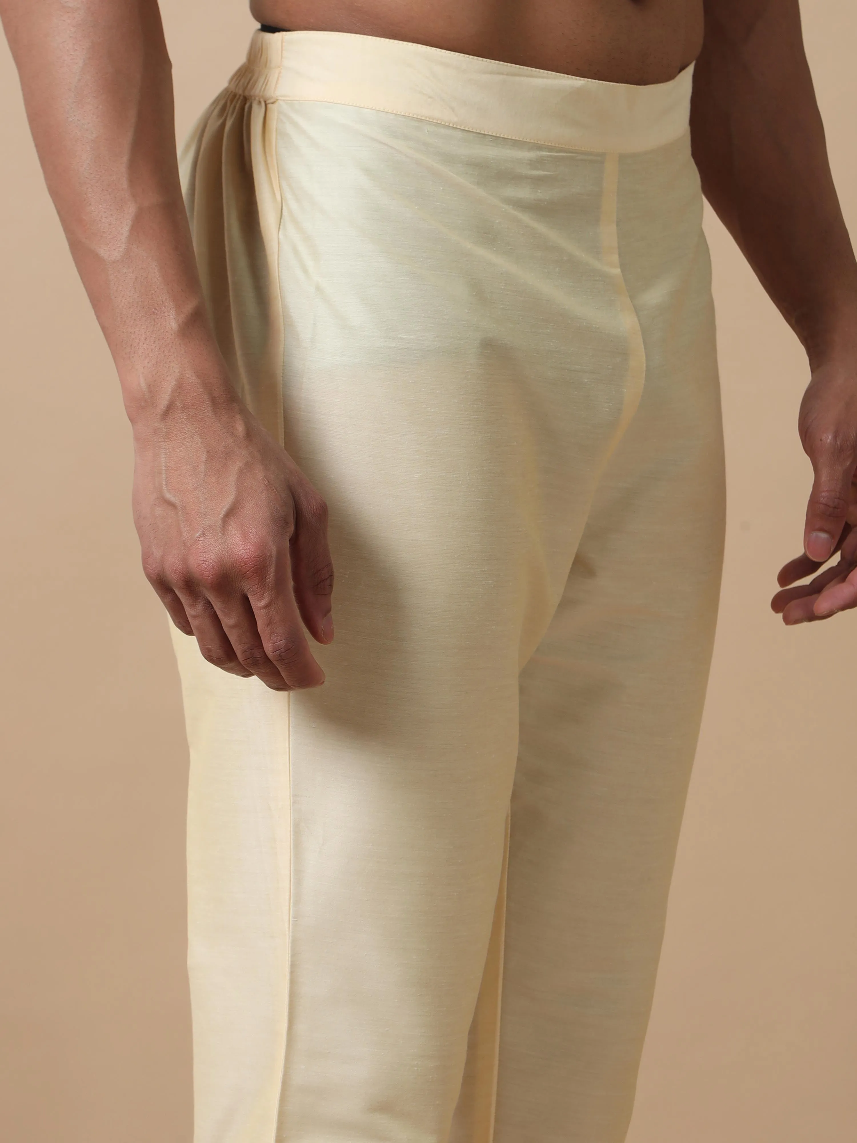Cream Kurta Pants