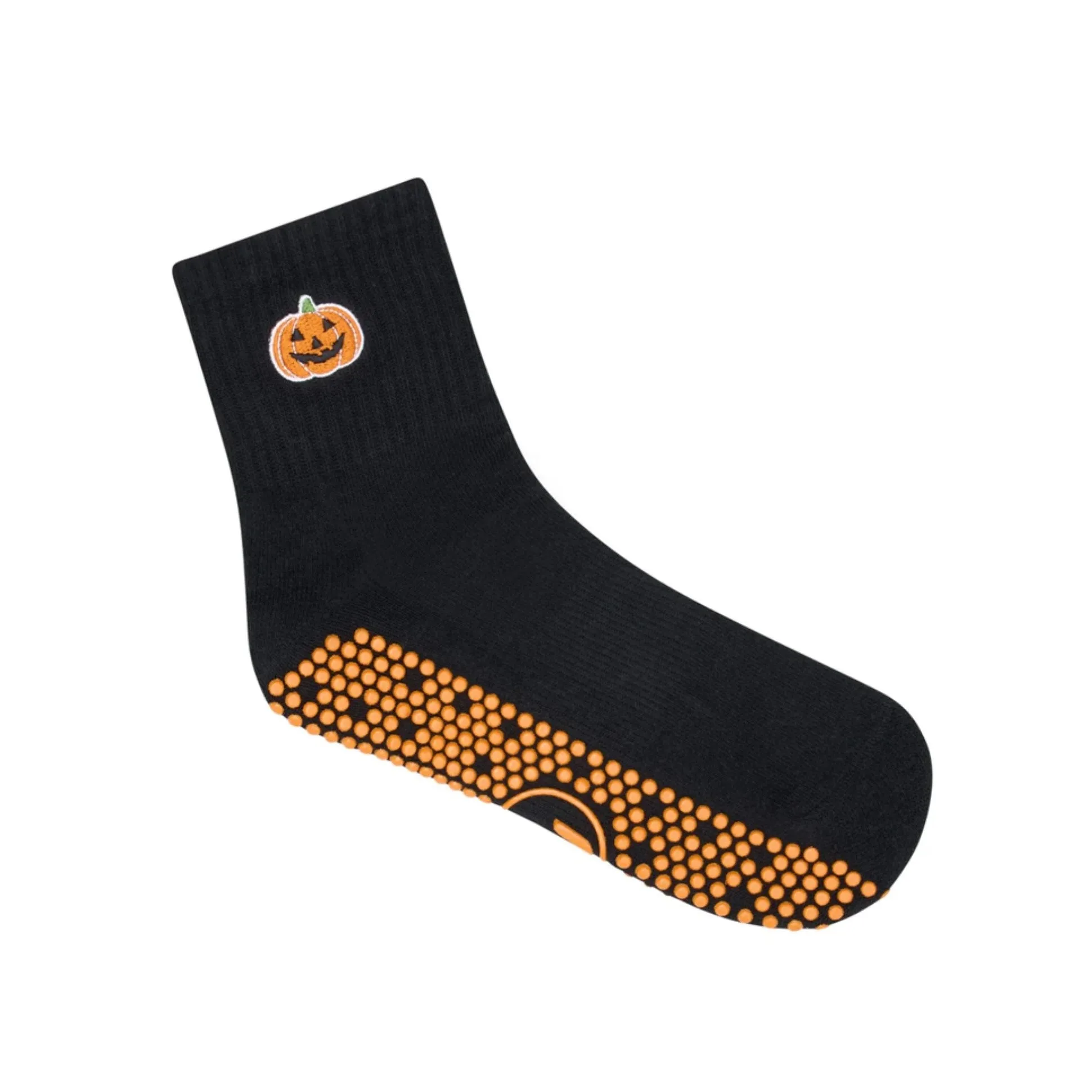 Crew Grip Socks - Pumpkins (Barre / Pilates)
