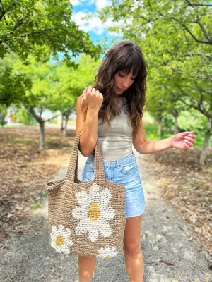 Crochet Kit - Daisy Day Tote