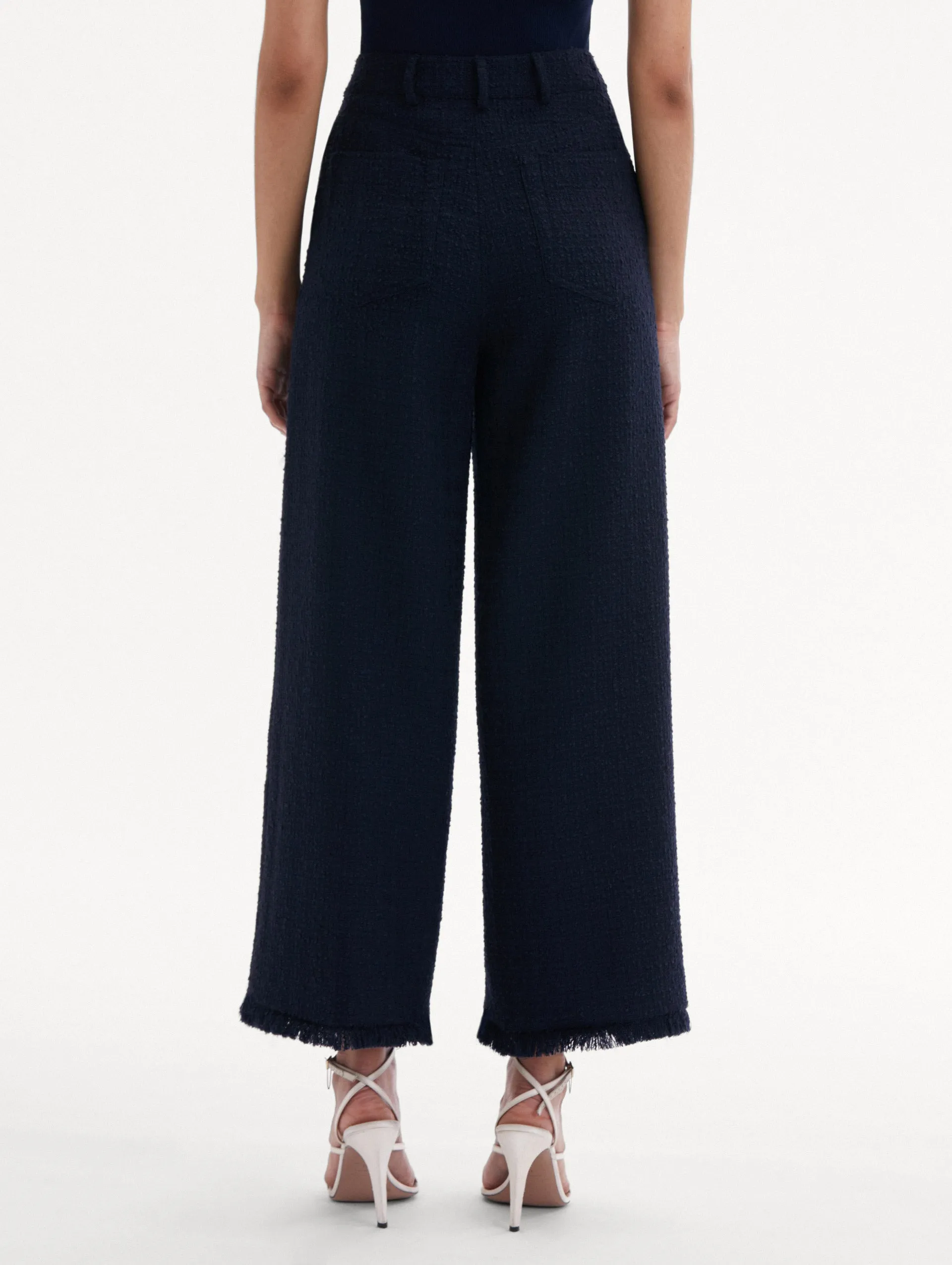 Cropped Tweed Pant