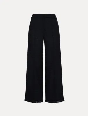 Cropped Tweed Pant