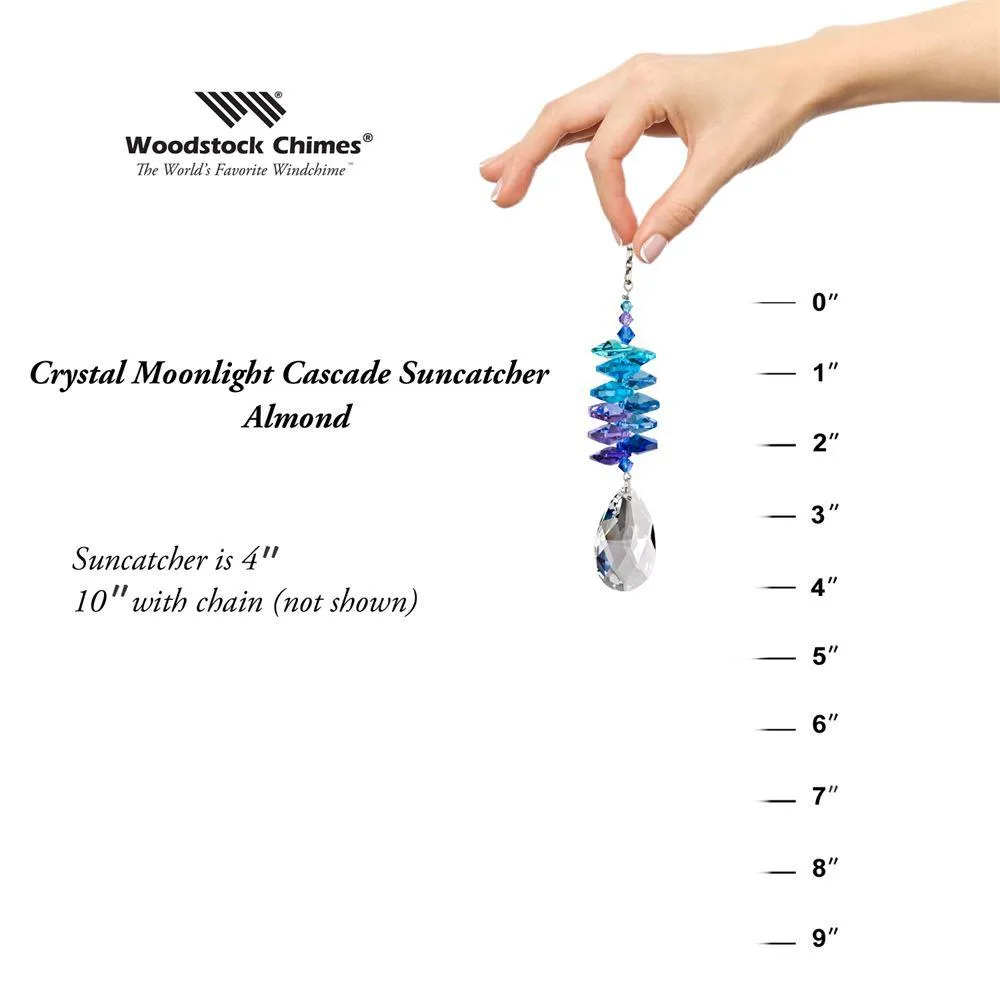 Crystal Cascades- Moonlight Blue & Rainbow Sun Catchers Rainbowmakers