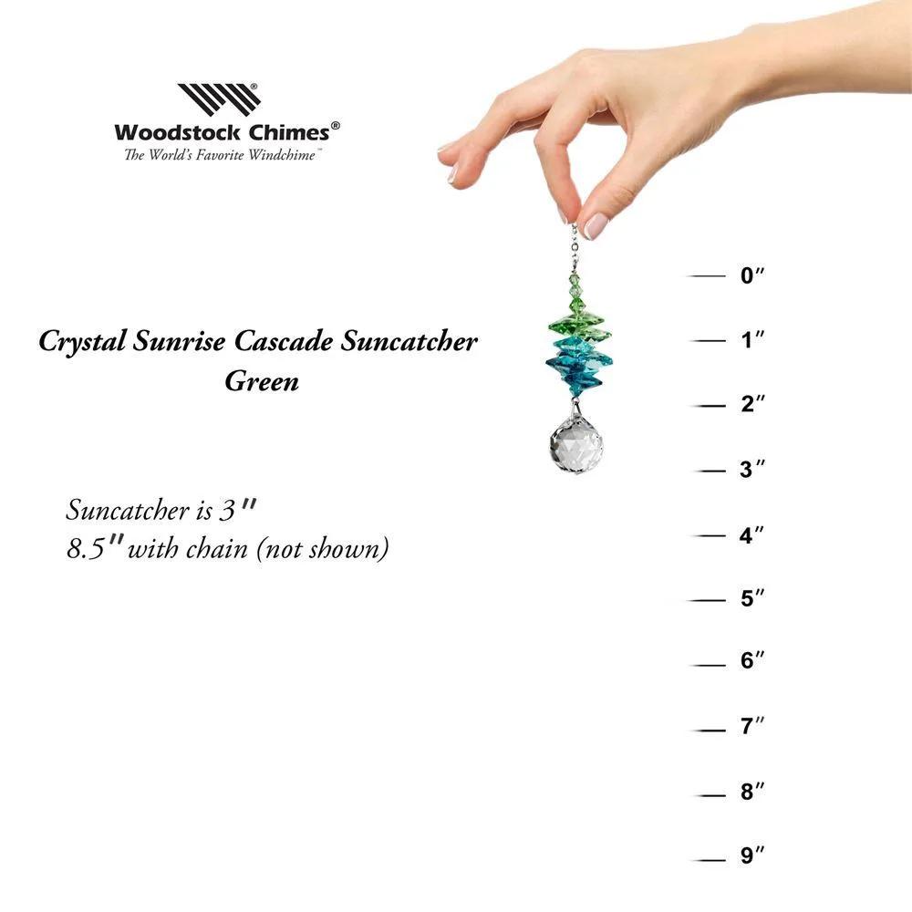 Crystal Cascades- Moonlight Blue & Rainbow Sun Catchers Rainbowmakers