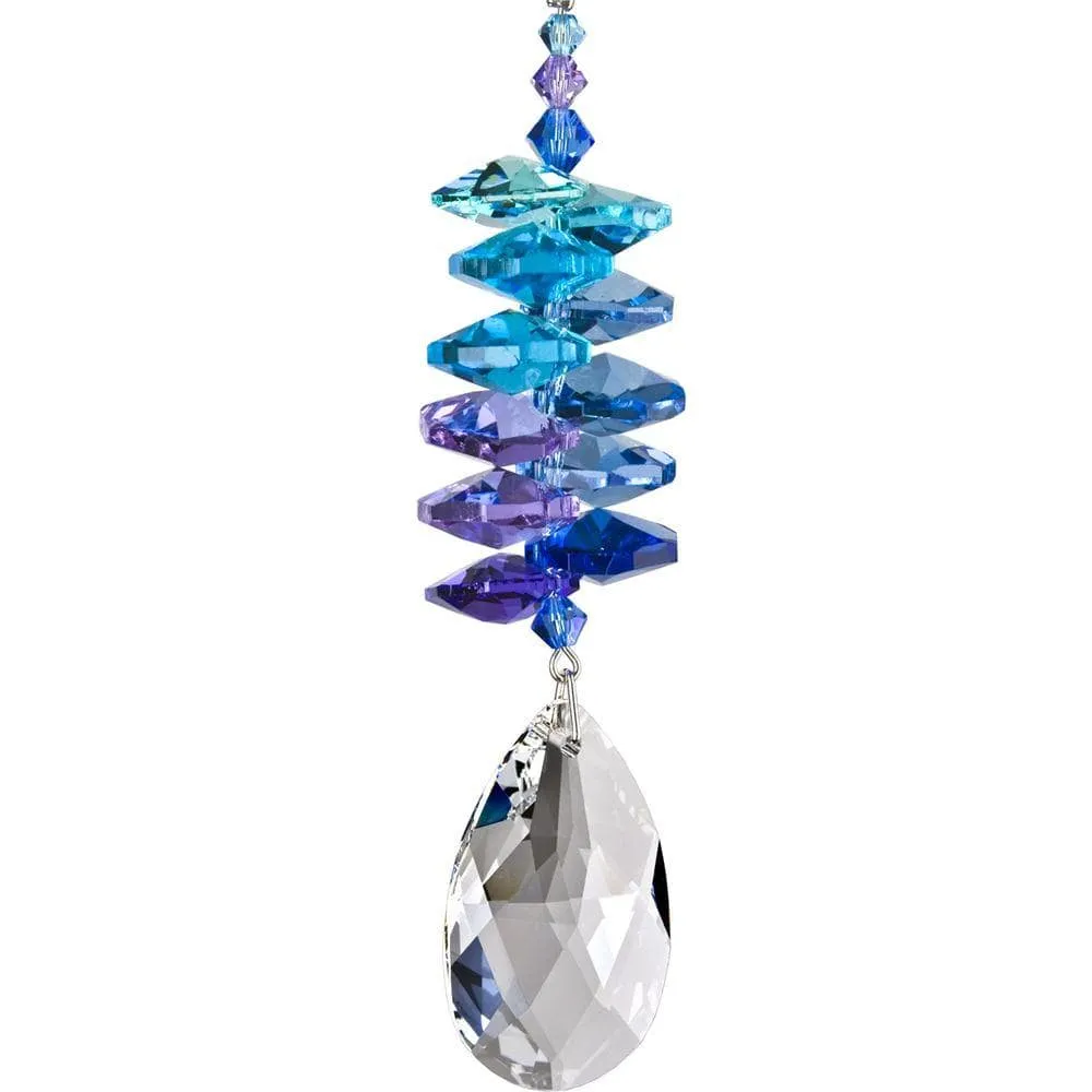Crystal Cascades- Moonlight Blue & Rainbow Sun Catchers Rainbowmakers