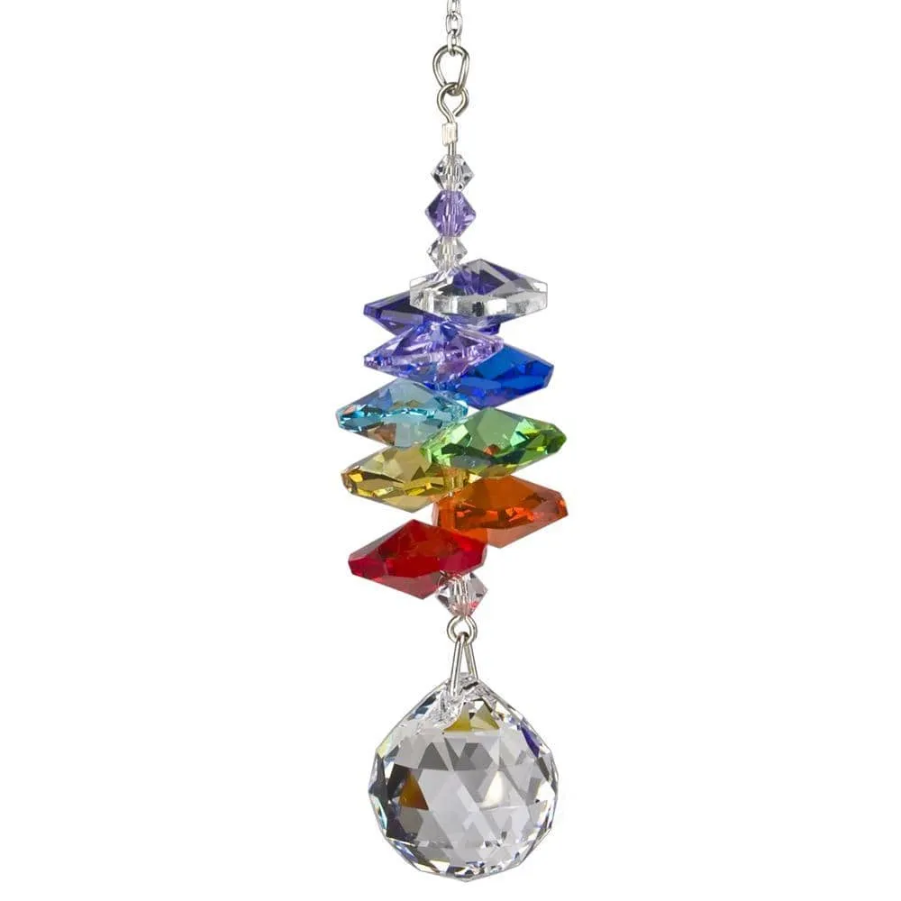 Crystal Cascades- Moonlight Blue & Rainbow Sun Catchers Rainbowmakers