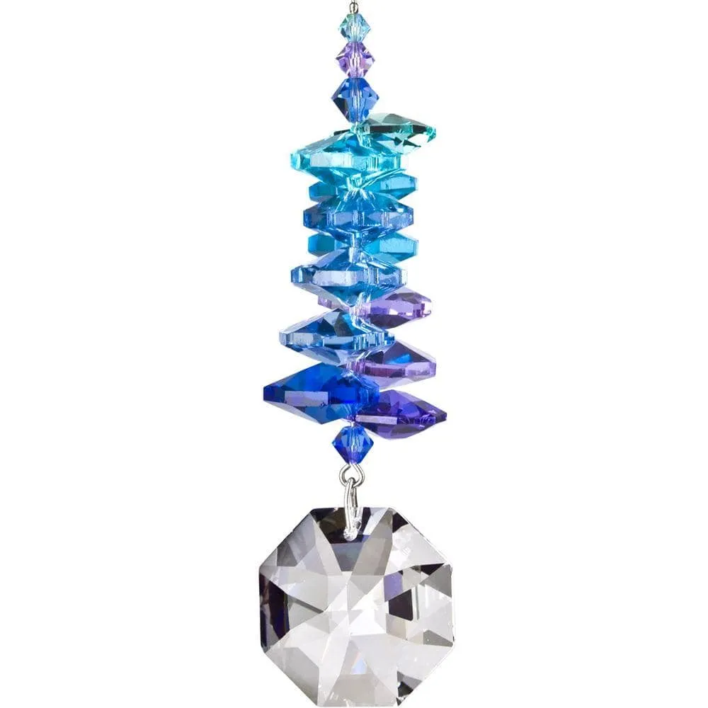 Crystal Cascades- Moonlight Blue & Rainbow Sun Catchers Rainbowmakers