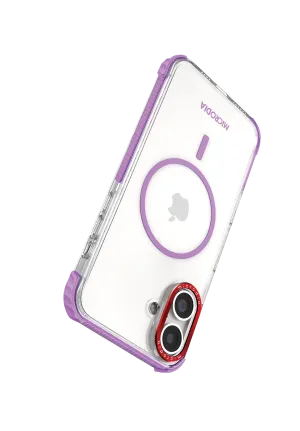 CRYSTAL GEAR Lavender iPhone 16 & iPhone Plus Case