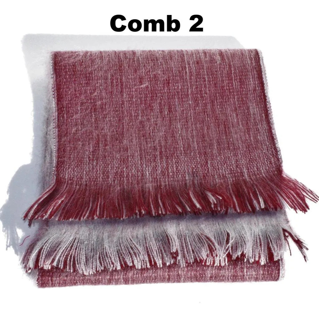 Cuenca Two-Toned Brushed Alpaca Scarf