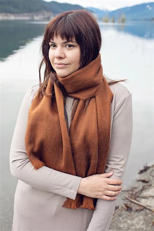 Cuenca Two-Toned Brushed Alpaca Scarf