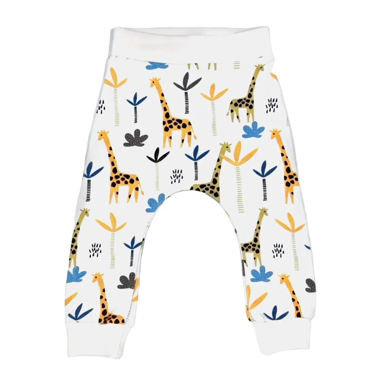 CUFF PANTS - GIRAFFE