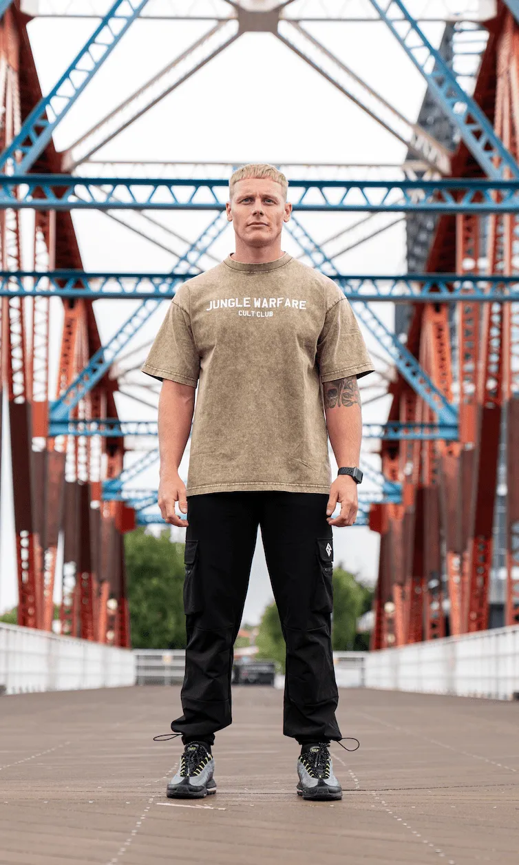 CULT CLUB. Acid Wash T-shirt