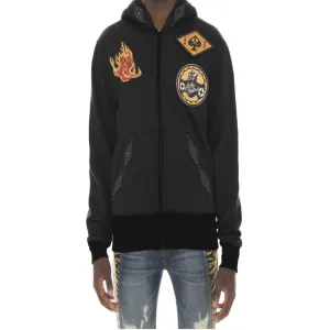 Cult of Individuality TIGER FULL ZIP HOODY Men’s - BLACK