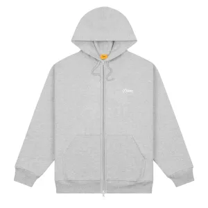 Cursive Zip Hoodie