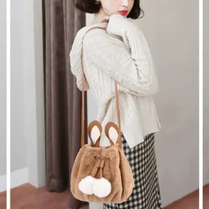 Cute Rabbit Plush Small Bag