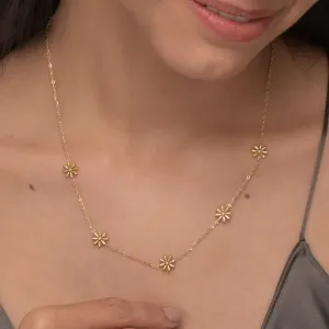 Daisy Flower Necklace