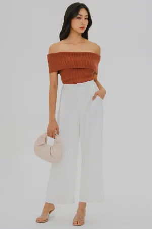 Dale Relaxed Tailored Pants (White)