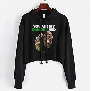 Dankest Bud Crop top Hoodie
