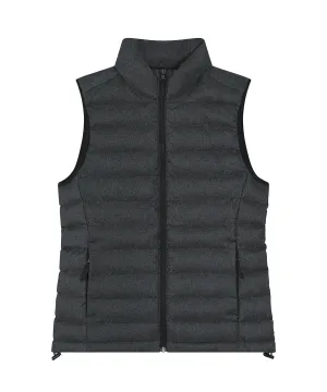 Dark Heather Grey - Stella Climber wool-like bodywarmer (STJW899)