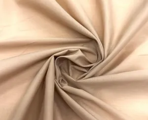 Dark Taupe Broadcloth Polyester Cotton Fabric | Poly Cotton Fabric