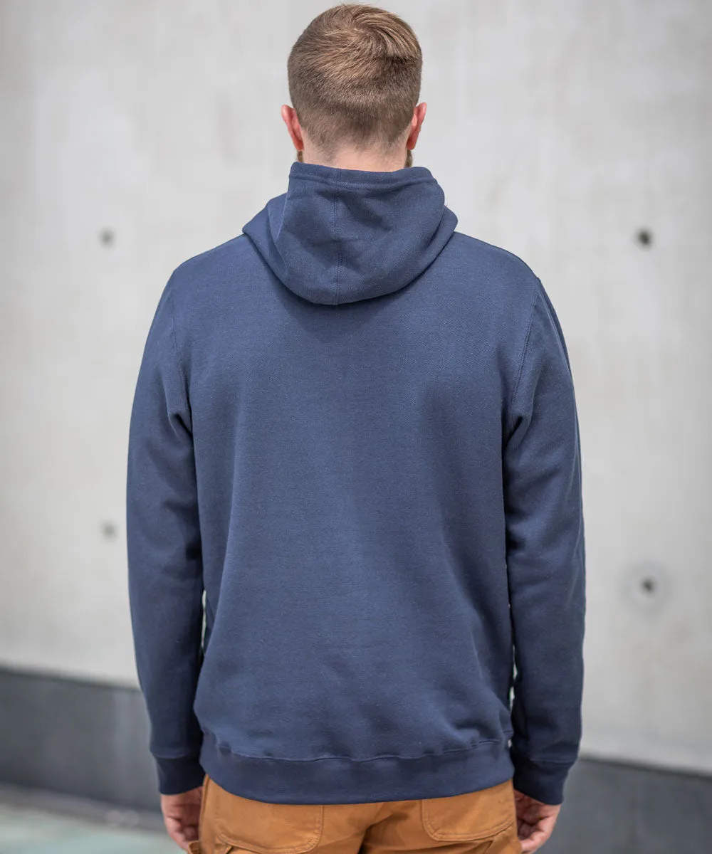 Dave’s New York Men&#39;s Midweight Pullover Hooded Sweatshirt - Navy
