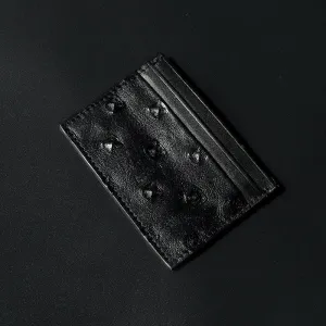 Dear Stag Genuine Textured Leather Black Card Holder (DS-4787)