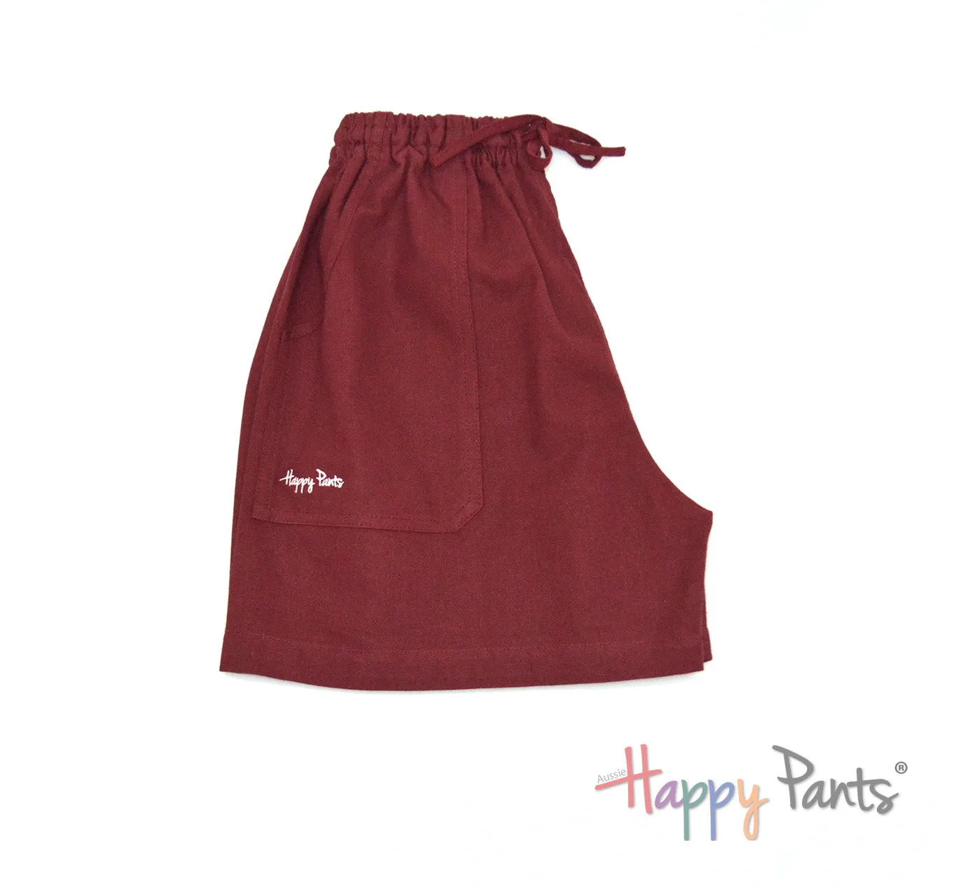 Deep Burgundy Shorts