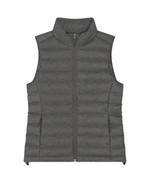 Deep Metal Heather Grey - Stella Climber wool-like bodywarmer (STJW899)