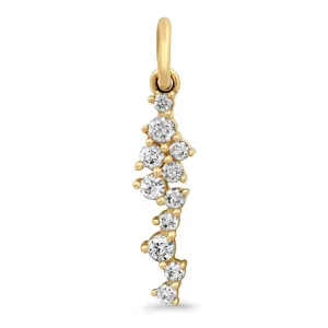DELIGHTFUL DIAMOND CHARM, GOLD