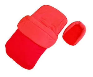 Deluxe 2in1 RED Footmuff & Headhugger To Fit Joie Brisk Stroller