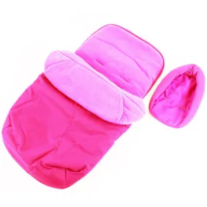 Deluxe Universal Footmuff & Headhugger - Pink
