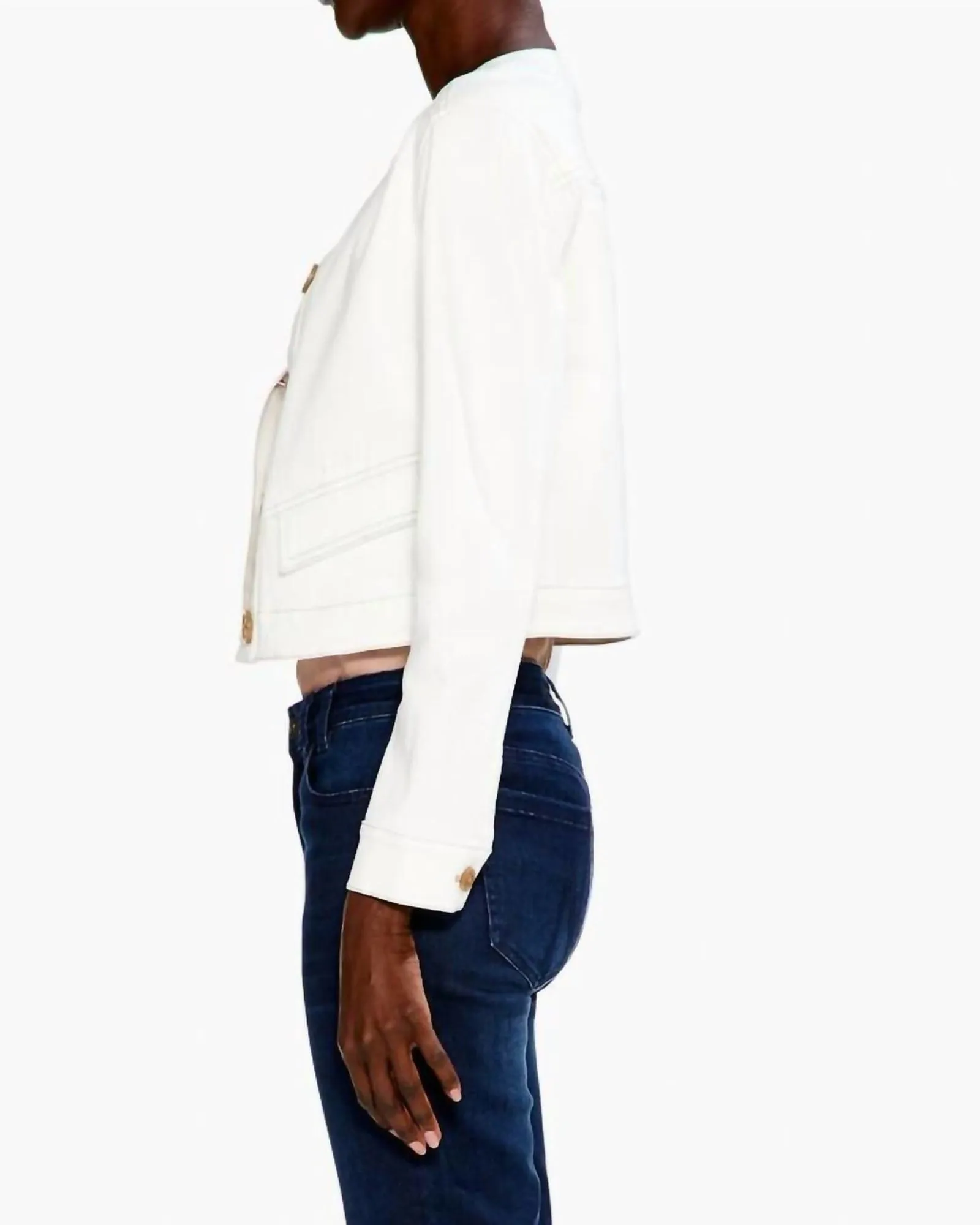 Denim Jacket in Natural | Natural