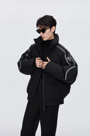 Designer's Collection Oversized Cropped Down Jacket