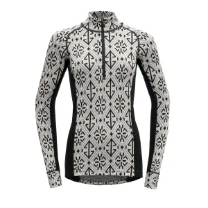 Devold Liadalsnipa Woman Half Zip Neck Raw White | Buy Devold Liadalsnipa Woman Half Zip Neck Raw White here | Outnorth