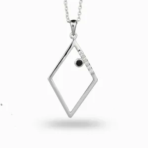 Diamante: Black Spinel & Diamond Necklace