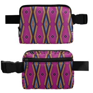 Diamond in the Bluff Pink Belt Bag
