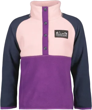 Didriksons Kids&#x27; Monte Half Button 4 Royal Purple | Buy Didriksons Kids&#x27; Monte Half Button 4 Royal Purple here | Outnorth