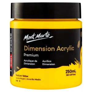 Dimension Acrylic Premium 250ml (8.5 US fl.oz) - Medium Yellow