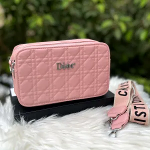 Dior Crossbody Bag for Women – Elegant and Versatile (Pink)