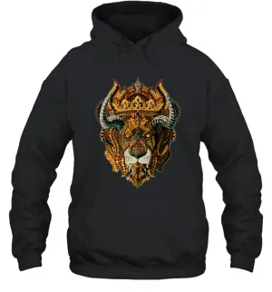 Disney Lion King Mask Premium Unisex Hooded Sweatshirt