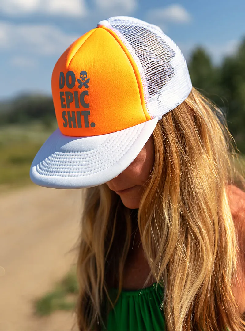 Do Epic Shit Neon Trucker Orange