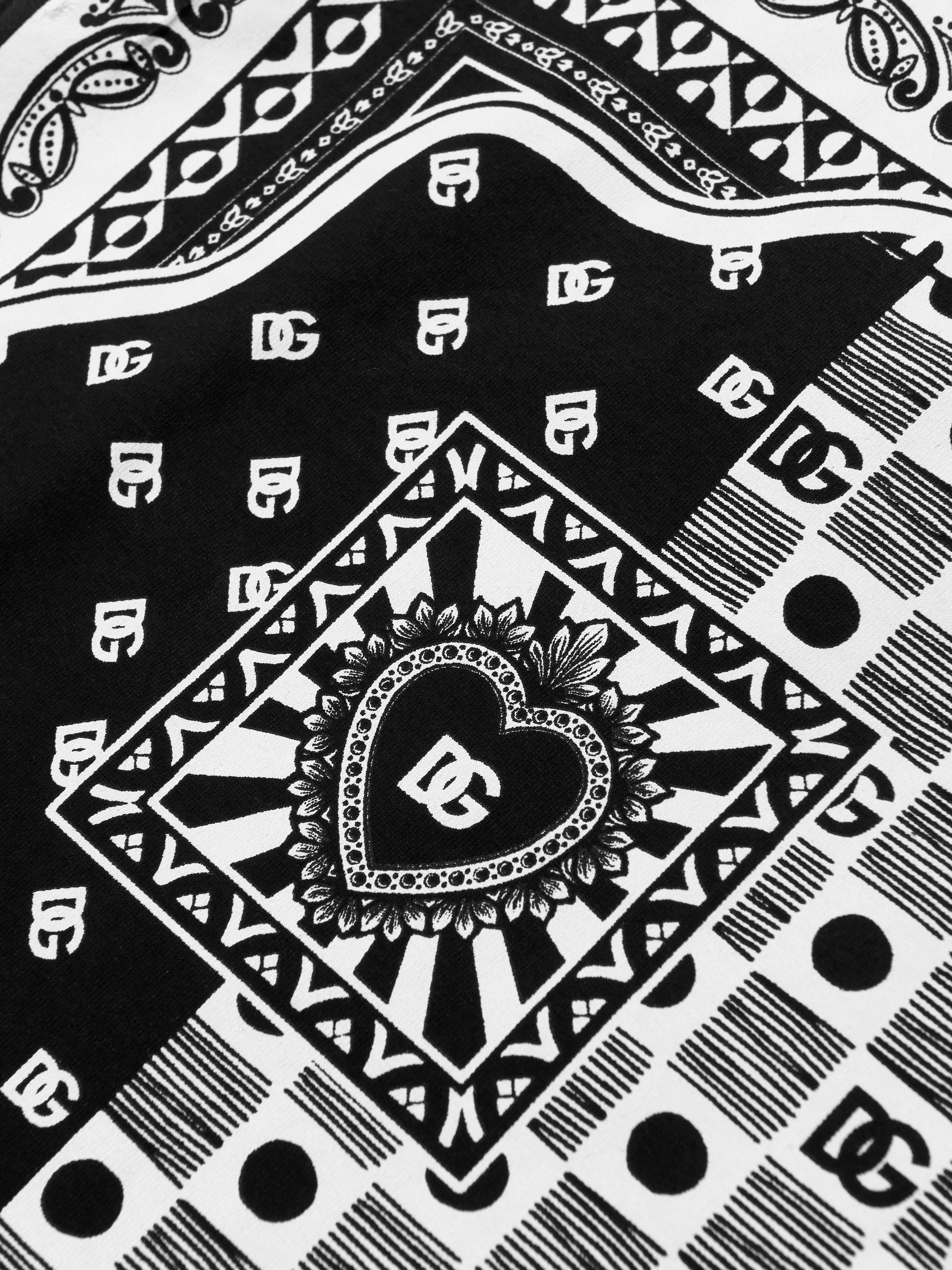 Dolce & Gabbana Boys Bandana Print T-Shirt