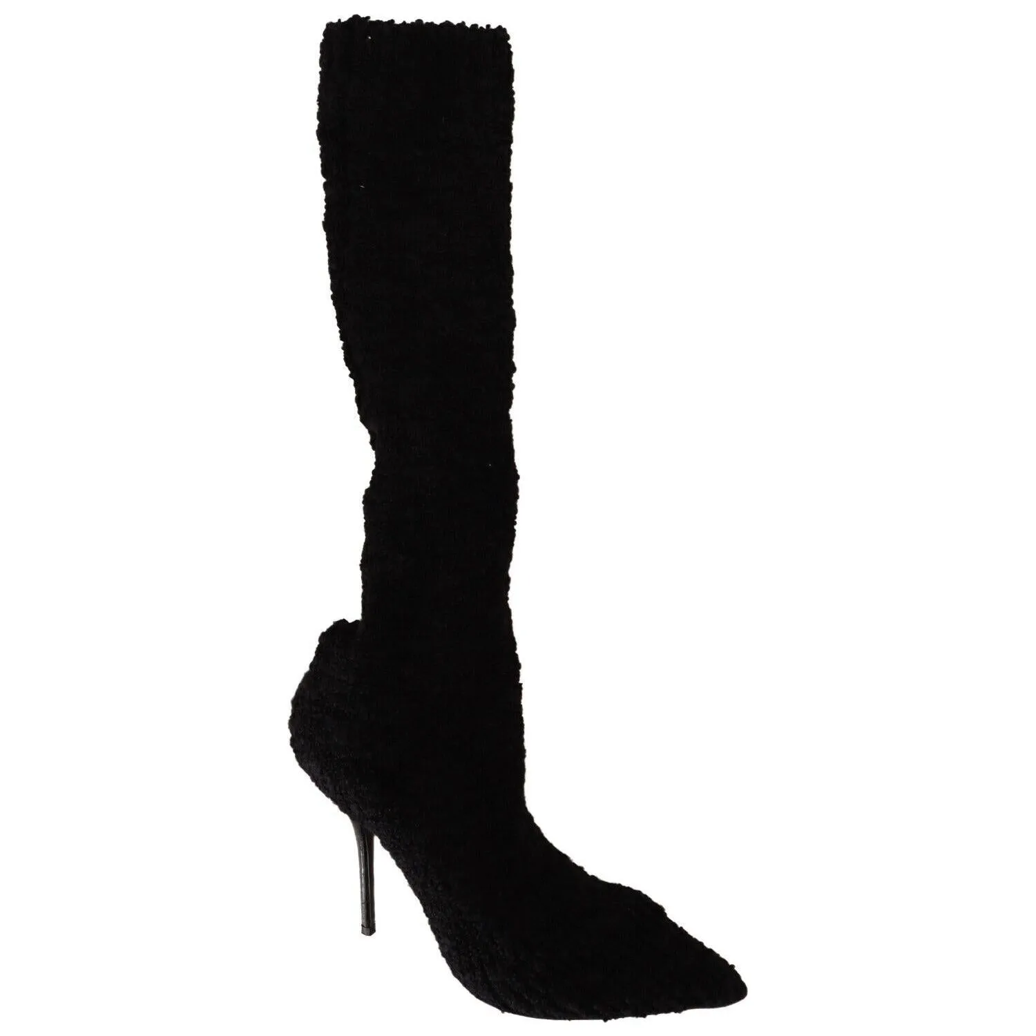 Dolce & Gabbana Chic Black Stretch Sock Boots