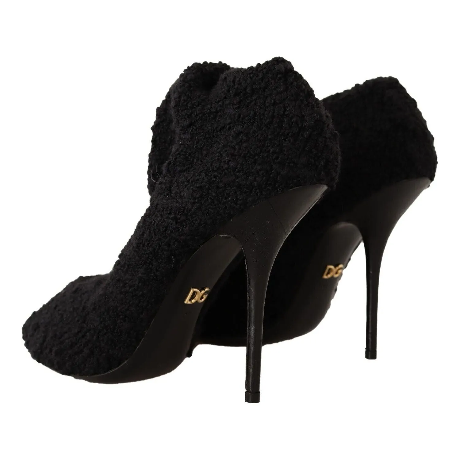 Dolce & Gabbana Chic Black Stretch Sock Boots