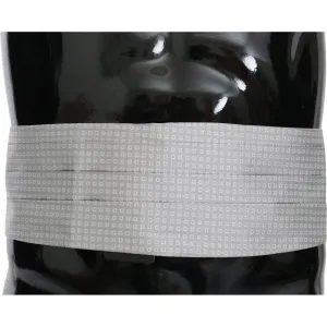 Dolce & Gabbana Elegant Gray Silk Cummerbund