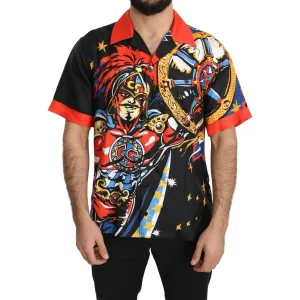 Dolce & Gabbana Multicolor Silk Casual Elegance Shirt