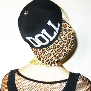 DOLL LEOPARD BILL SNAPBACK