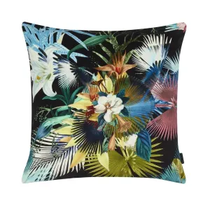 Double-sided pillow OISEAU DE BENGALE MARAIS cotton satin