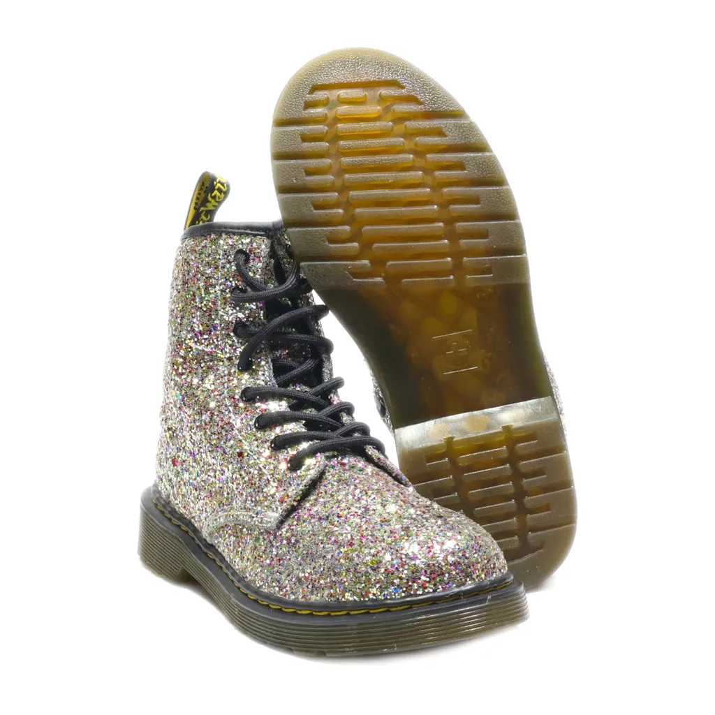 Dr. Martens Ankle Boots Leather Silver Colour For Kids